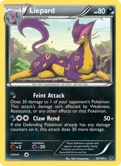 Liepard - pokemon TCG Card