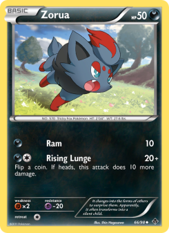 Zorua - pokemon TCG Card