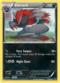 Zoroark - pokemon TCG Card