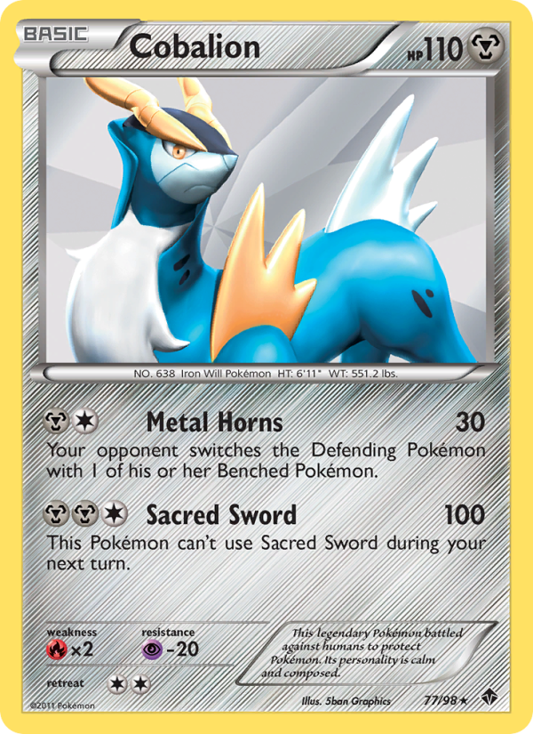 Cobalion - Pokémon TCG Card