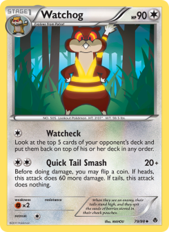 Watchog - pokemon TCG Card