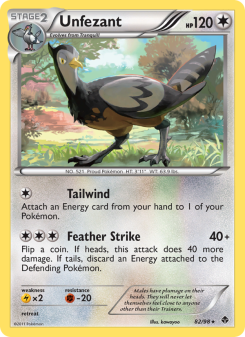 Unfezant - pokemon TCG Card