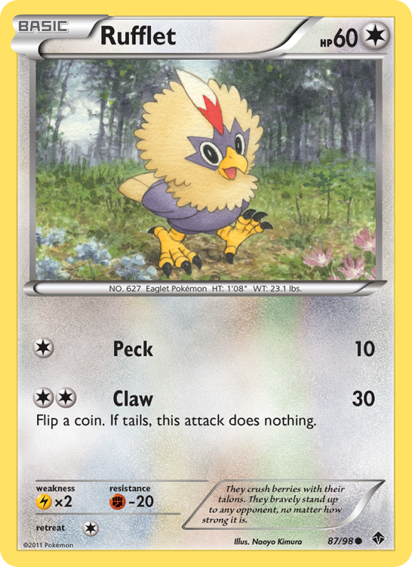 Rufflet - Pokémon TCG Card