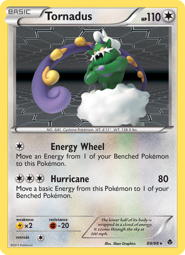 Tornadus - Pokémon TCG Card