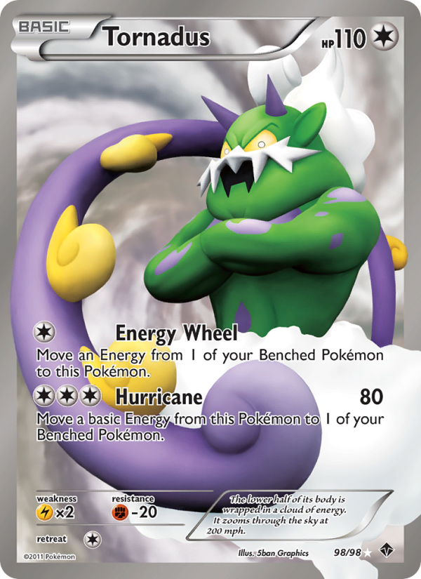 Tornadus - Pokémon TCG Card