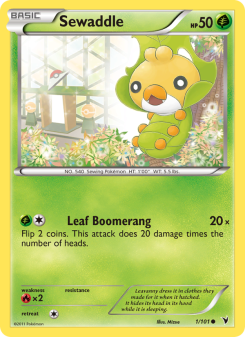 Sewaddle - pokemon TCG Card