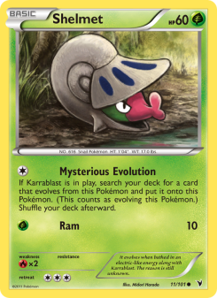 Shelmet - pokemon TCG Card