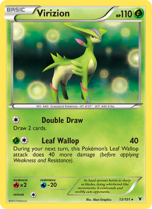 Virizion - Pokémon TCG Card