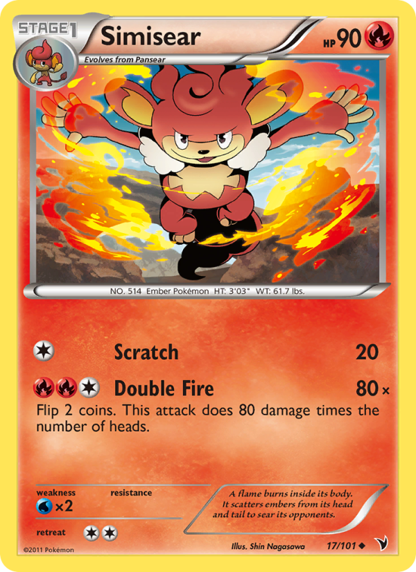 Simisear - Pokémon TCG Card