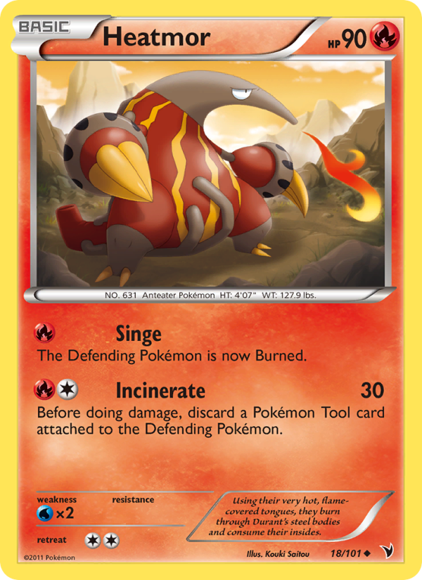 Heatmor - Pokémon TCG Card