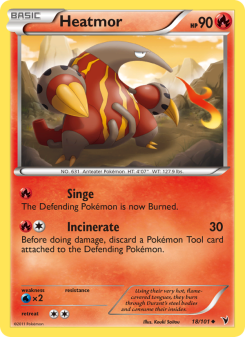 Heatmor - pokemon TCG Card