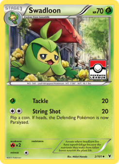 Swadloon - pokemon TCG Card