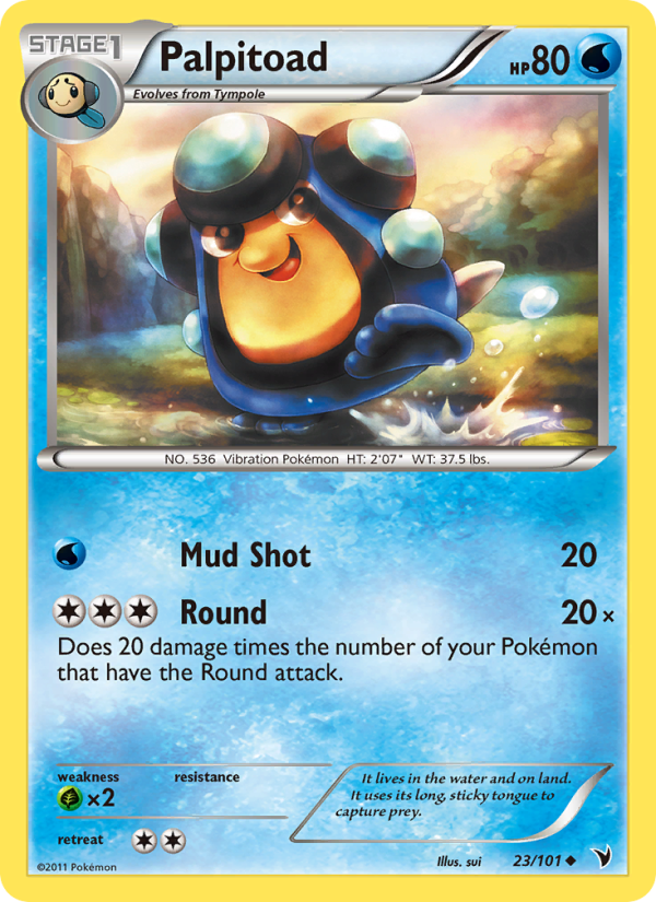 Palpitoad - Pokémon TCG Card