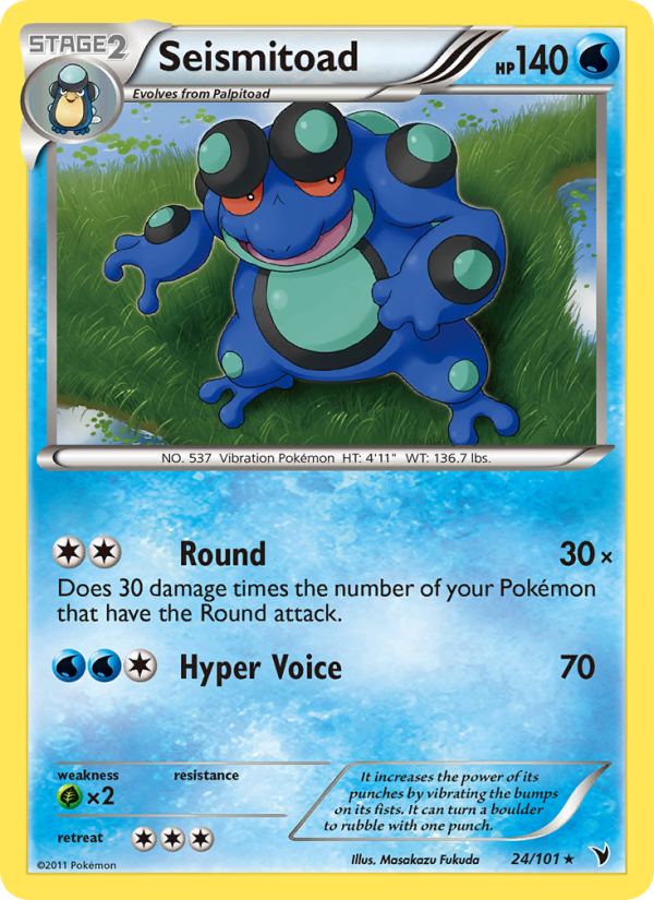 Seismitoad - Pokémon TCG Card