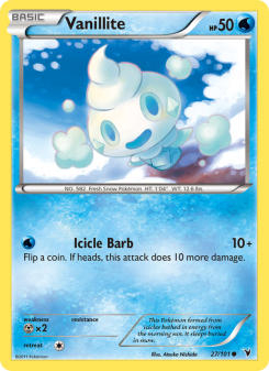 Vanillite - pokemon TCG Card