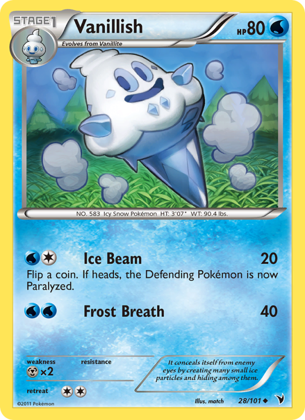 Vanillish - Pokémon TCG Card