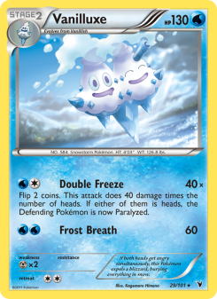 Vanilluxe - pokemon TCG Card