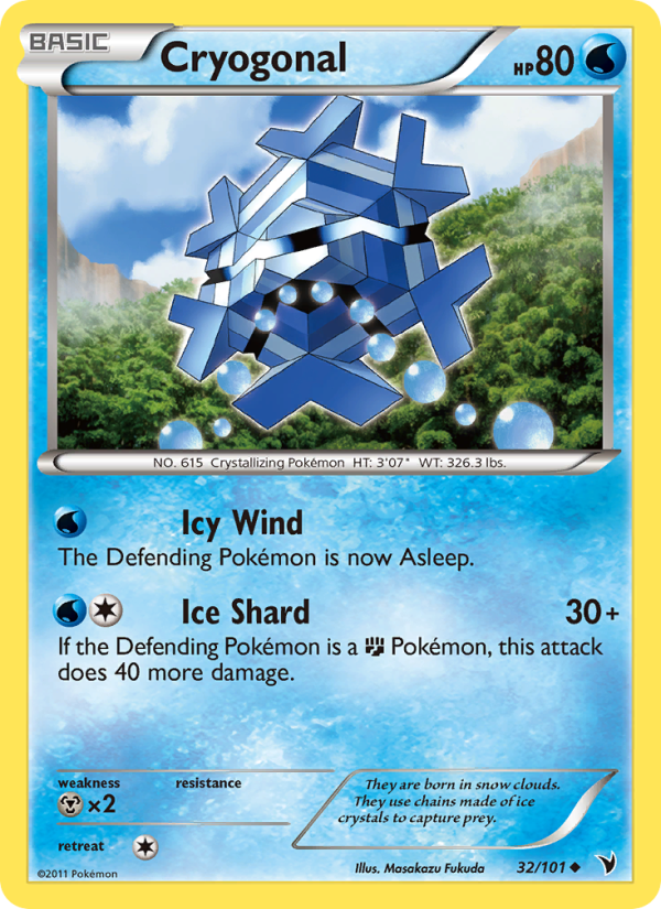 Cryogonal - Pokémon TCG Card