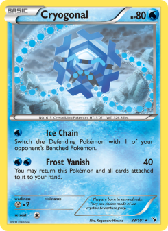 Cryogonal - pokemon TCG Card