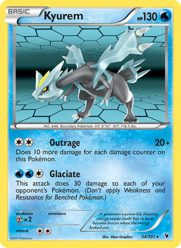 Kyurem - Pokémon TCG Card
