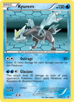 Kyurem - pokemon TCG Card