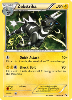 Zebstrika - pokemon TCG Card