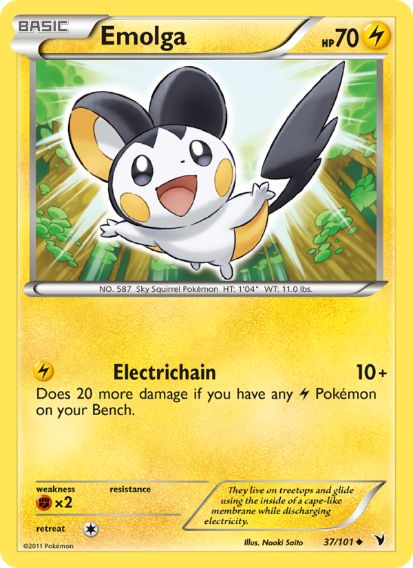 Emolga - Pokémon TCG Card