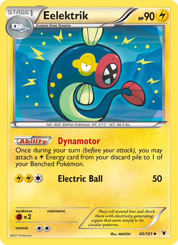 Eelektrik - Pokémon TCG Card