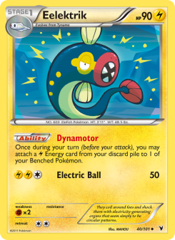 Eelektrik - pokemon TCG Card