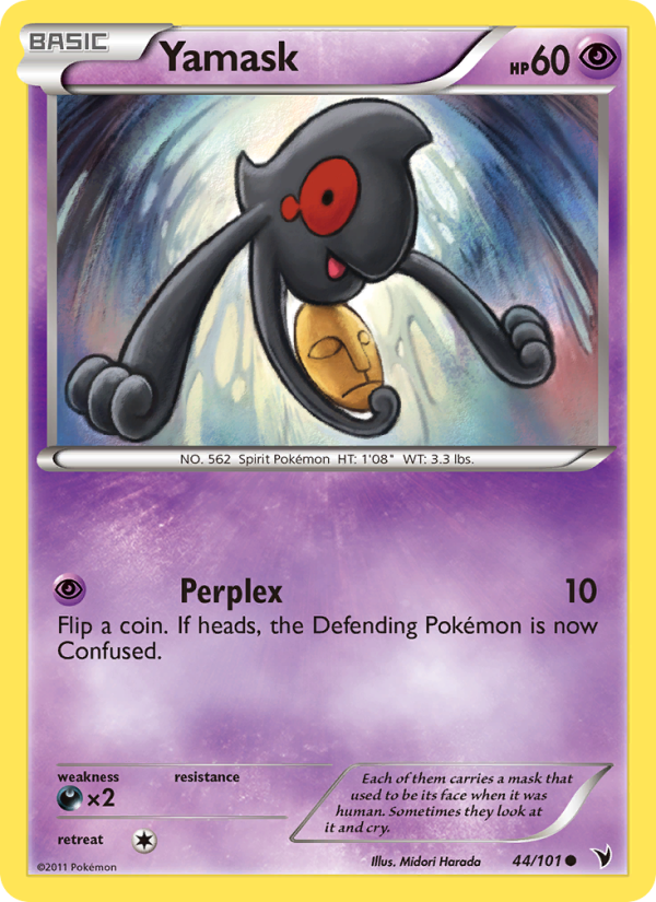 Yamask - Pokémon TCG Card