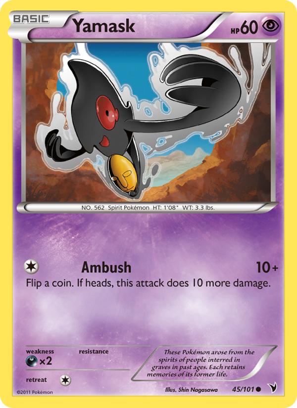 Yamask - Pokémon TCG Card
