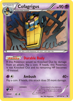 Cofagrigus - pokemon TCG Card