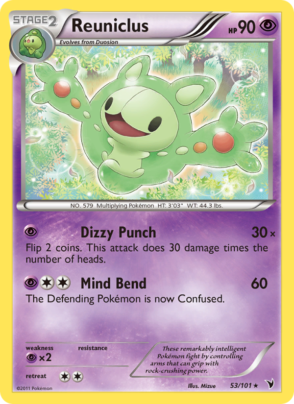 Reuniclus - Pokémon TCG Card