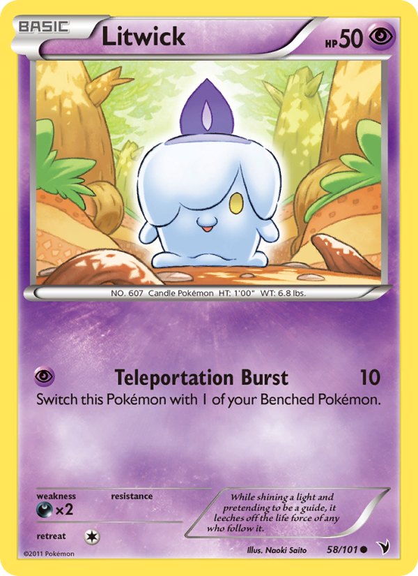 Litwick - Pokémon TCG Card