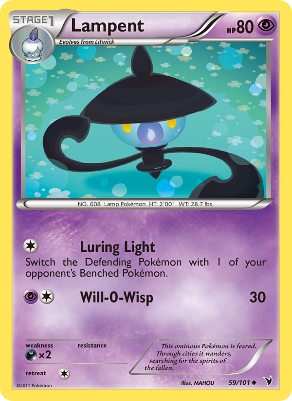 Lampent - Pokémon TCG Card
