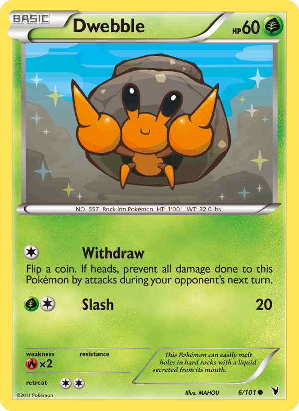Dwebble - Pokémon TCG Card