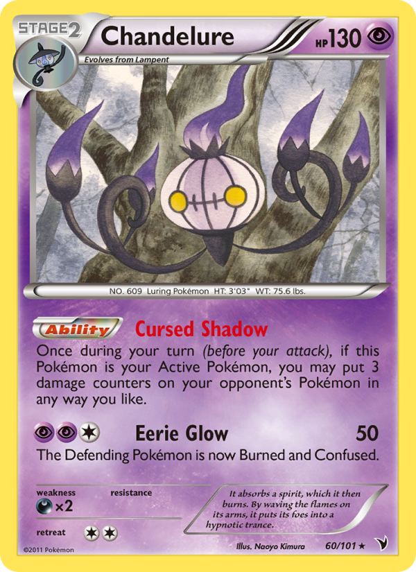 Chandelure - Pokémon TCG Card