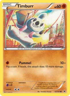 Timburr - pokemon TCG Card