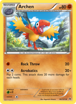 Archen - pokemon TCG Card