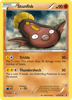 Stunfisk - pokemon TCG Card