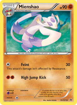 Mienshao - pokemon TCG Card