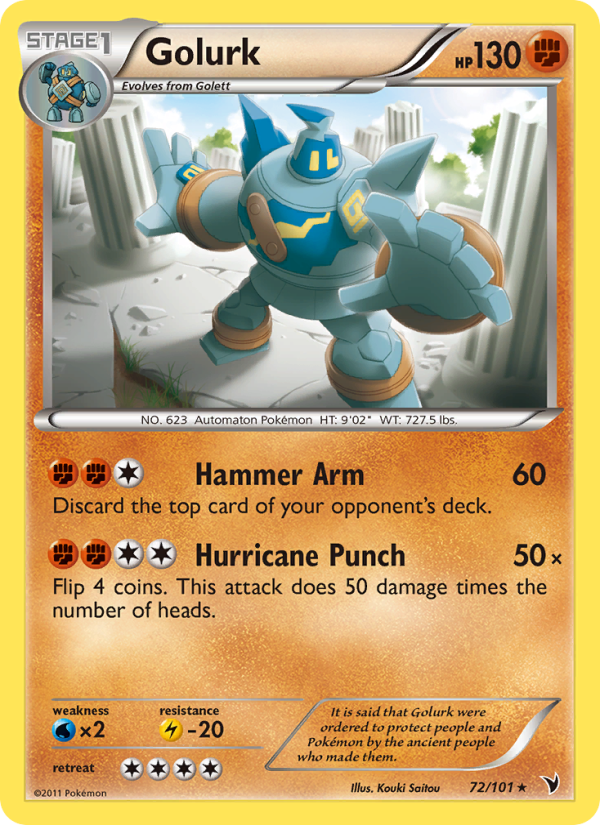 Golurk - Pokémon TCG Card