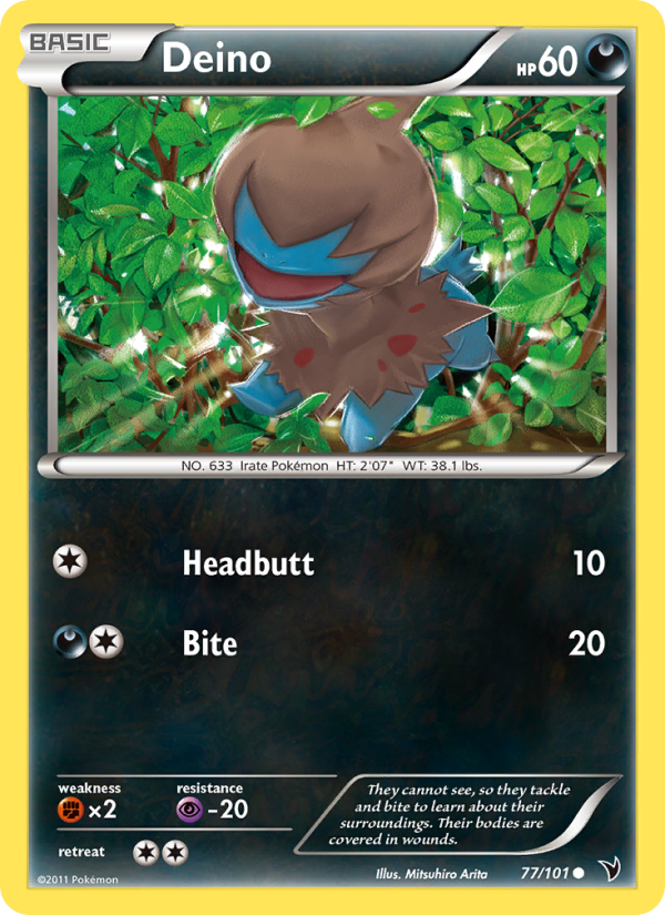 Deino - Pokémon TCG Card