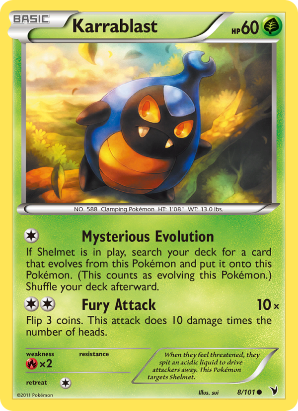 Karrablast - Pokémon TCG Card