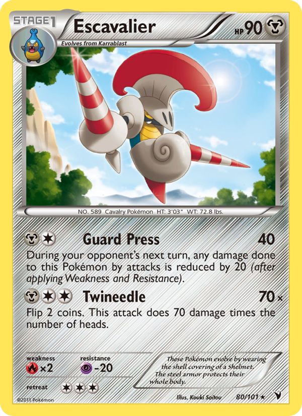 Escavalier - Pokémon TCG Card