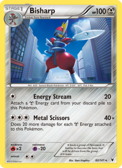 Bisharp - pokemon TCG Card