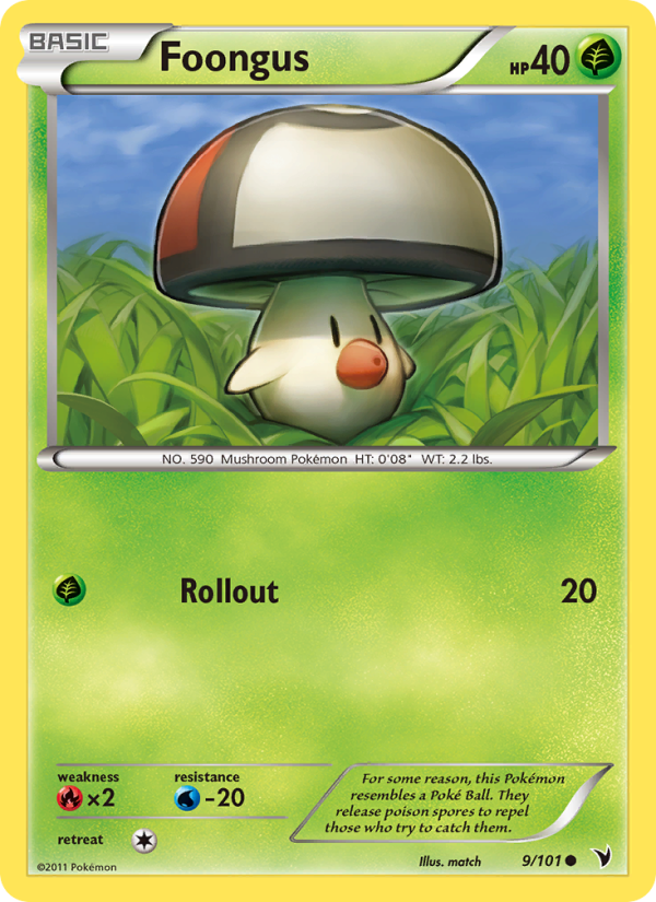 Foongus - Pokémon TCG Card