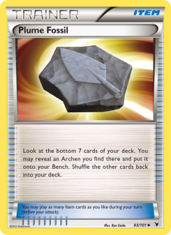 Plume Fossil - pokemon TCG Card