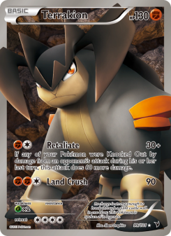 Terrakion - pokemon TCG Card
