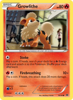 Growlithe - pokemon TCG Card